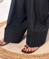 BLACK EMBROIDERED FARSHI SHALWAR
